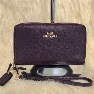 Coach Double Zip Wallet Great Condition